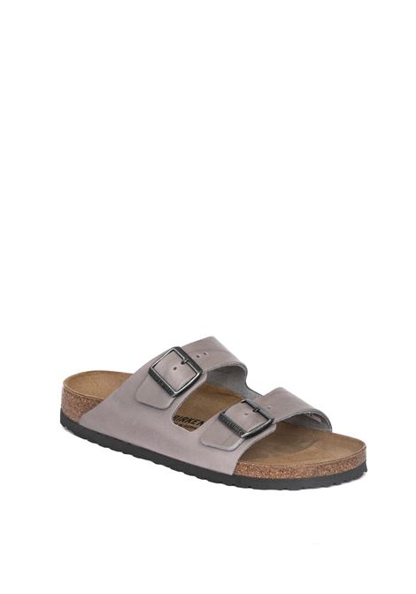 Grey arizona vegan sandal BIRKENSTOCK | ARIZONA U1022538